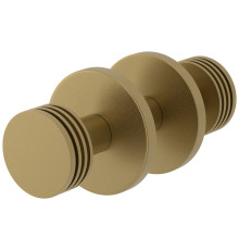 Вешалка для полотенцесушителя двойная Сунержа Каньон золотой шёлк матовый 32-2010-0004