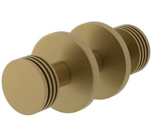 Вешалка для полотенцесушителя двойная Сунержа Каньон золотой шёлк матовый 32-2010-0004