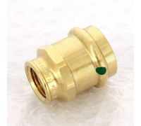 Муфта пресс с наружной резьбой Viega Profipress G 28 мм х 1/2 бронза 428174