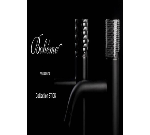 Смеситель для раковины Boheme Stick Black Diamond Gold 121-BG