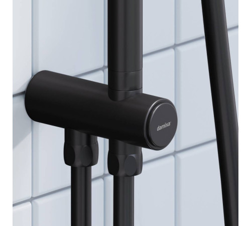 Душевая система Damixa Merkur черный матовый 940000300