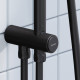 Душевая система Damixa Merkur черный матовый 940000300