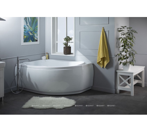 Ванна акриловая Aquanet Capri 170x110 L левосторонняя с каркасом и сливом-переливом 00205345