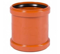 Муфта двойная Ostendorf KG KGMM 110 мм ПВХ 220510