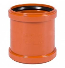 Муфта двойная Ostendorf KG KGMM 110 мм ПВХ 220510