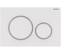Клавиша смыва Geberit Sigma20 двойной смыв белый 115.882.11.1