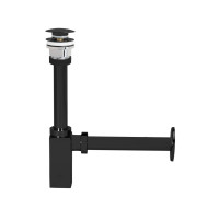 Сифон для раковины E.C.A. матовый черный 102119055C1EX