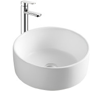 Раковина накладная Aquatek 400x400x165 мм матовый белый AQ5118-MW