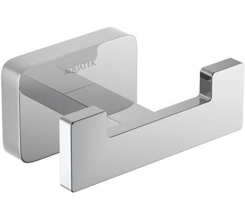 Крючок для полотенец двойной Aquanet Либра хром AQ4302CR