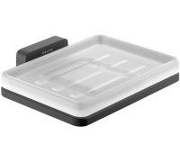 Мыльница Aquanet Либра матовый черный AQ4303MB