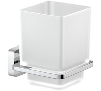 Стакан с держателем Aquanet Либра хром AQ4304CR