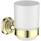 Стакан с держателем Aquatek Классик полированное золото AQ4504PG