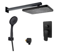 Душевой комплект 4 в 1 Aquatek Вега (AQ1046MB+AQ2081MB+AQ2454MB+AQ2010MB) AQ1072MB