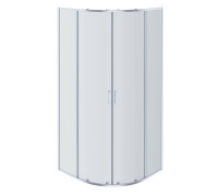 Душевой уголок Aquanet Aria 1/4 круга 800x800x2000 мм хром прозрачное стекло AQ ARI RO 08020CH