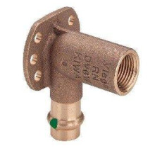 Водорозетка Viega Sanpress 15x1/2 ВР 45 мм бронза 116552