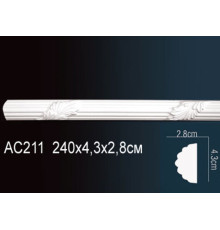 Молдинг Perfect полиуретановый с орнаментом AC211