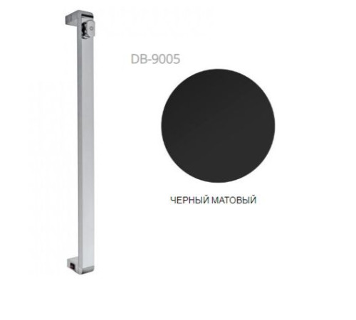 Полотенцесушитель водяной Margaroli 686/S BOX 837 мм черный матовый 686MBB-837