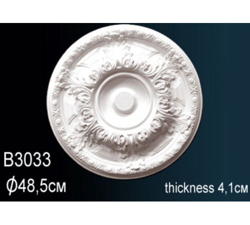 Розетка потолочная Perfect полиуретановая с орнаментом 400 мм B3033