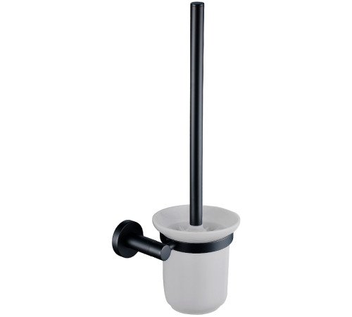 Ершик для унитаза настенный Aquanet ВЕГА матовый черный AQ4010MB