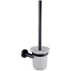Ершик для унитаза настенный Aquanet ВЕГА матовый черный AQ4010MB