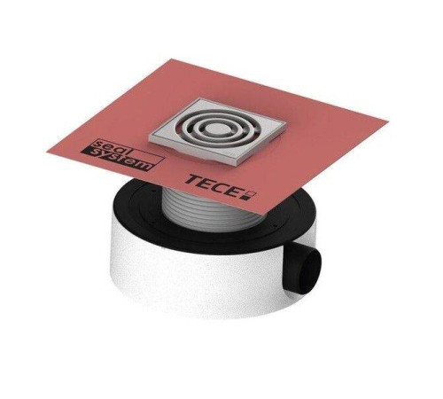 Трап для душа TECEdrainpoint S 114 горизонтальный DN 50 нержавеющая сталь 3601104