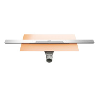 Трап для душа линейный Hüppe Studio Istanbul 100 см серебро матовое 47H0034000000011