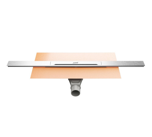 Трап для душа линейный Hüppe Studio Istanbul 100 см серебро матовое 47H0034000000011