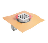 Трап для душа Huppe Master S 10х10 см серебро матовое 47H0026000000005