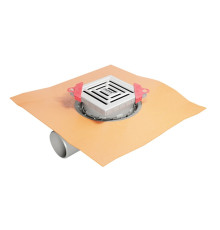 Трап для душа Huppe Master S 10х10 см серебро матовое 47H0026000000005