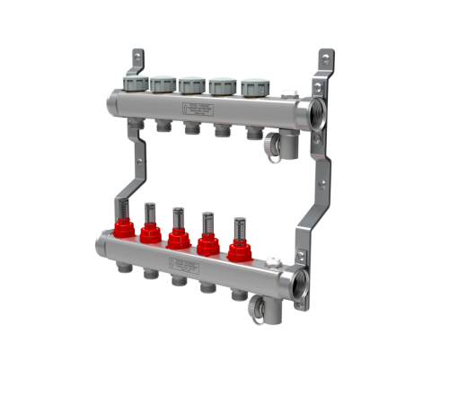 Коллекторная группа с расходомерами Royal Thermo RTE 50.111 1х3/4 11 выходов RTE 50.111