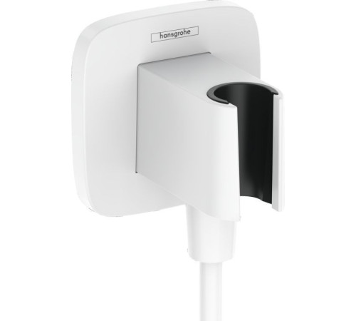 Шланговое подсоединение Hansgrohe Fixfit Q матовый белый 26887700