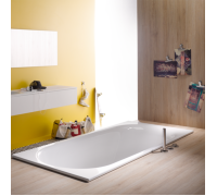 Ванна Bette Comodo 170х75х45 см с шумоизоляцией и антислипом Sense белая 1250-000 AS