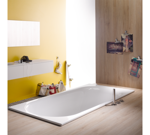 Ванна Bette Comodo 170х75х45 см с шумоизоляцией и антислипом Sense белая 1250-000 AS