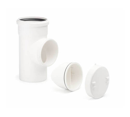 Ревизия Rehau RAUPIANO PLUS DN 110 белый RAL 9003 11215341004