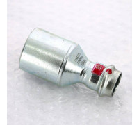 Муфта-вставка пресс из оцинкованной стали Viega Prestabo 42х22 мм 642761