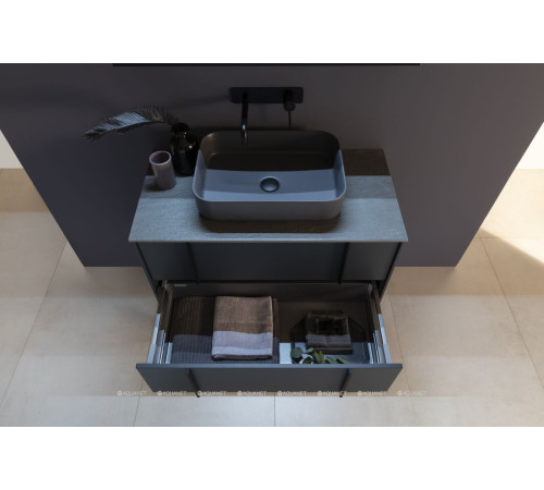 Тумба под раковину Allen Brau REALITY 121 антрацит матовый 1.32008.AM