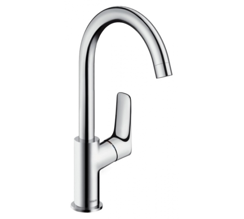Смеситель для раковины Hansgrohe Logis поворотный излив с донным клапаном 71130000