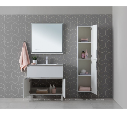 Шкаф-пенал Aquanet Алвита new 35 белый матовый 00277558