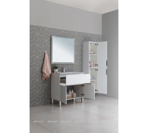 Шкаф-пенал Aquanet Алвита new 35 белый матовый 00277558