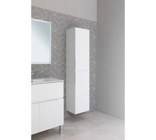 Шкаф-пенал Aquanet Алвита new 35 белый матовый 00277558
