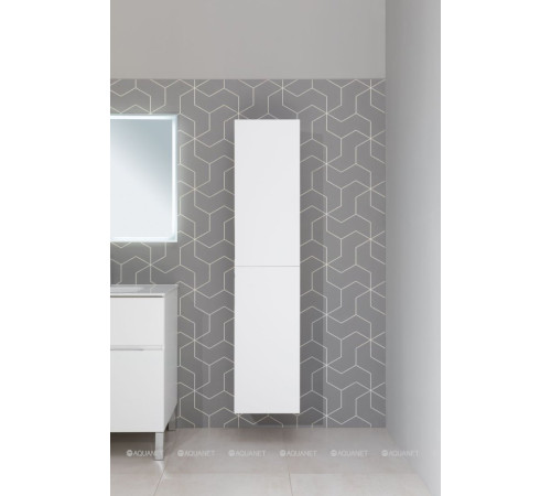 Шкаф-пенал Aquanet Алвита new 35 белый матовый 00277558