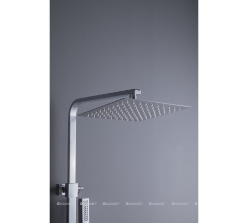 Душевая система Allen Brau INFINITY 2.0 с изливом верхний душ 250x250 мм хром 5.21029-00