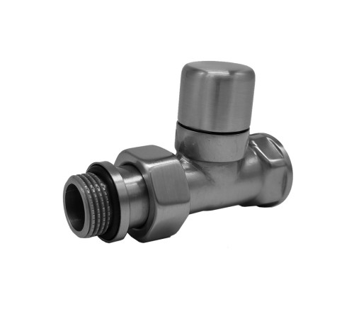 Клапан запорный прямой SR Rubinetterie Ovus 1/2 серый матовый 0454-1500VC0N