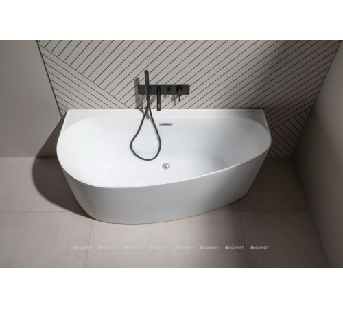 Ванна акриловая Allen Brau Priority 5 пристенная B 1600х780 мм белый матовый 2.31005.21B