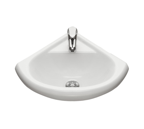 Рукомойник угловой Santek Радиан 405х330 мм белый 1.3130.9.S00.10B.0