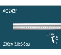 Молдинг полиуретановый гибкий Perfect AC243F с рисунком AC243F