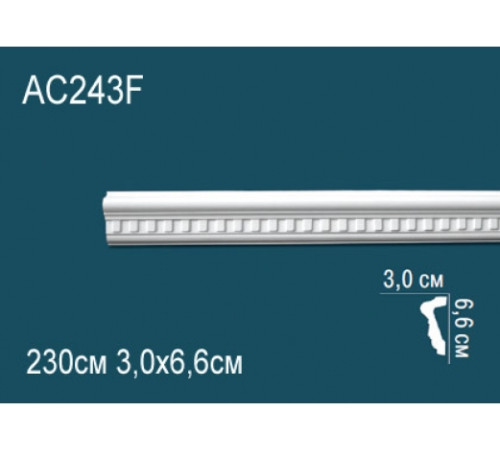 Молдинг полиуретановый гибкий Perfect AC243F с рисунком AC243F