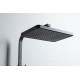 Душевая система Allen Brau INFINITY 3.0 излив-водопад верхний душ 305x205 мм черный матовый 5.21030-31