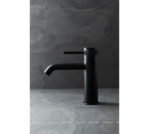 Смеситель для раковины Allen Brau Priority 3.0 излив 125 мм черный матовый 5.31A01-31