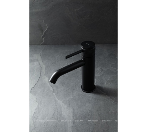 Смеситель для раковины Allen Brau Priority 3.0 излив 125 мм черный матовый 5.31A01-31